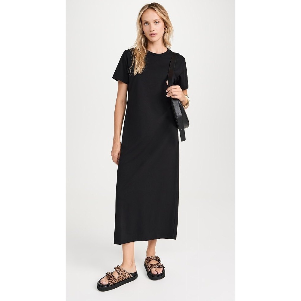 Soldout NYC Perfect Tee Dress size XS Black Maxi Minimalist Capsule